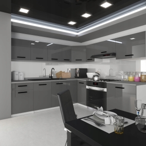 Meble kuchenne BLAT Zestaw mebli kuchennych POŁYSK